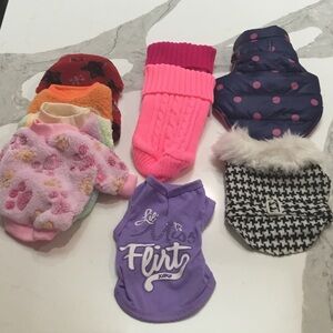 Top Paw Dog Clothing Assorted Pink Purple Navy Polka Dot